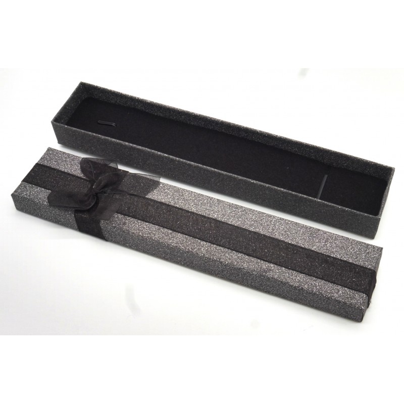 Caixa brilho preta 4x21cm. (12 unid)