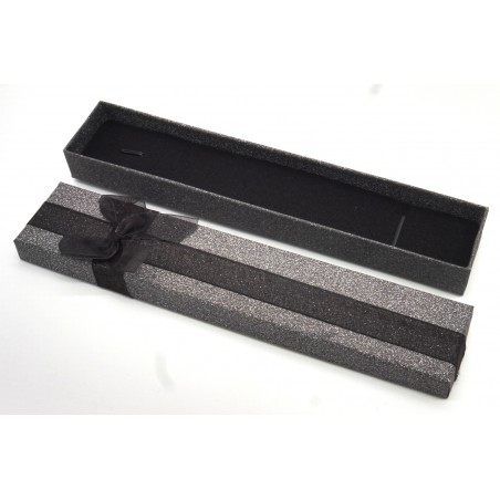 Caixa brilho preta 4x21cm. (12 unid)