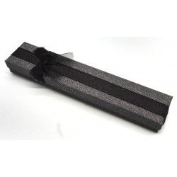 Caixa brilho preta 4x21cm. (12 unid)