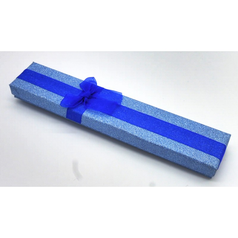 Caixa brilho azul 4x21cm. (12 unid)