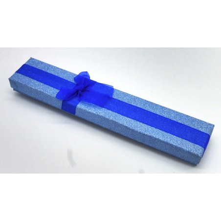 Caixa brilho azul 4x21cm. (12 unid)