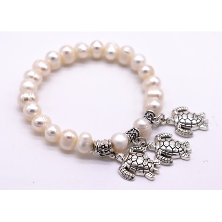 Pulseira pérolas. (2 unid)