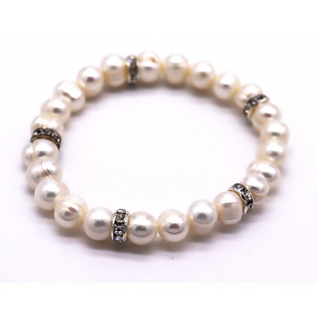 Pulseira pérolas. (2 unid)
