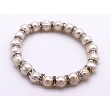 Pulseira pérolas. (2 unid)