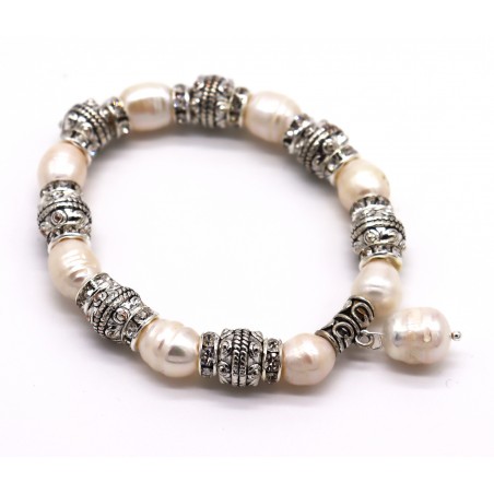 Pulseira pérolas. (2 unid)