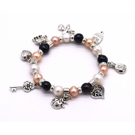 Pulseira pérolas. (2 unid)