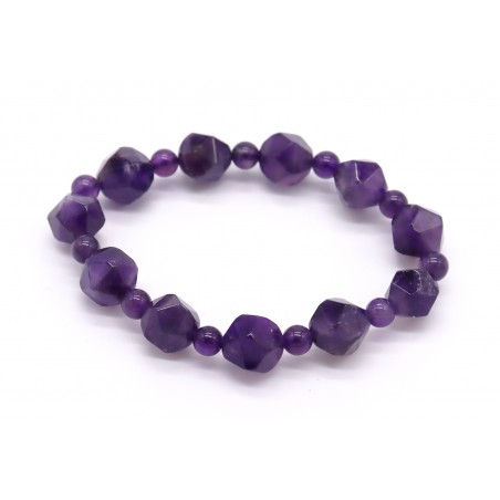 Pulseira Ametista 10mm.