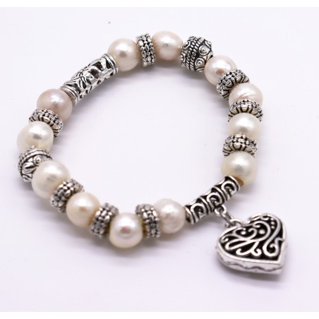 Pulseira pérolas. (4 unid)
