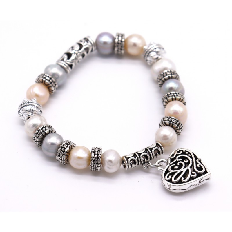 Pulseira pérolas. (4 unid)