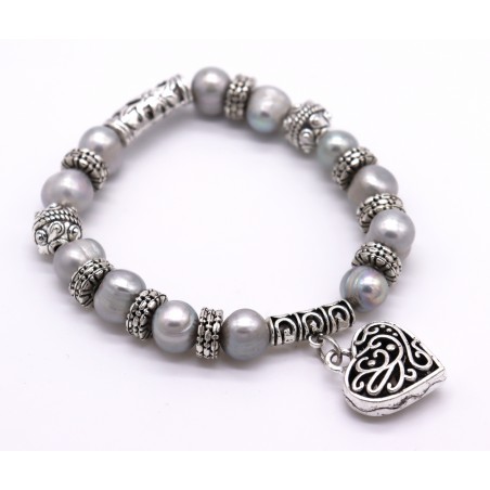 Pulseira pérolas. (4 unid)