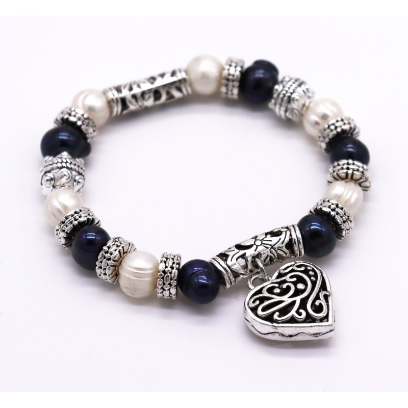 Pulseira pérolas. (4 unid)