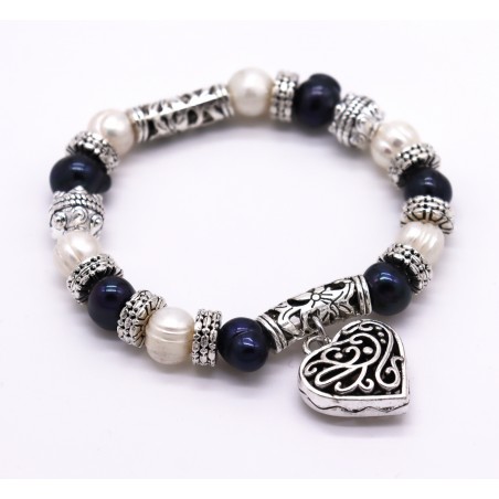 Pulseira pérolas. (4 unid)