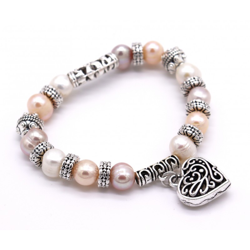 Pulseira pérolas. (4 unid)