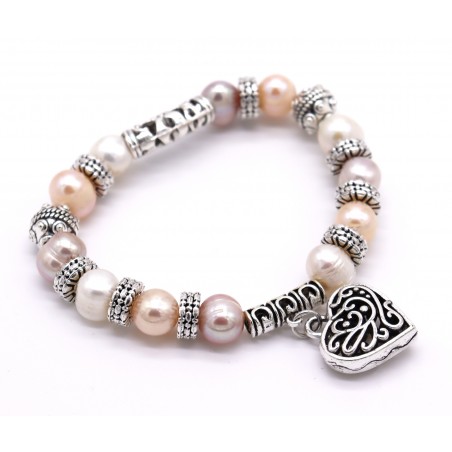 Pulseira pérolas. (4 unid)
