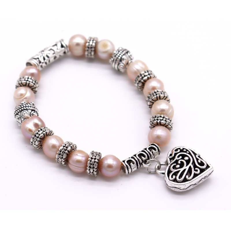 Pulseira pérolas. (4 unid)