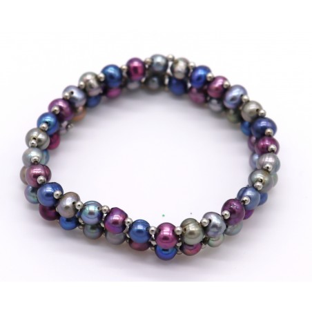 Pulseira pérolas. (2 unid)