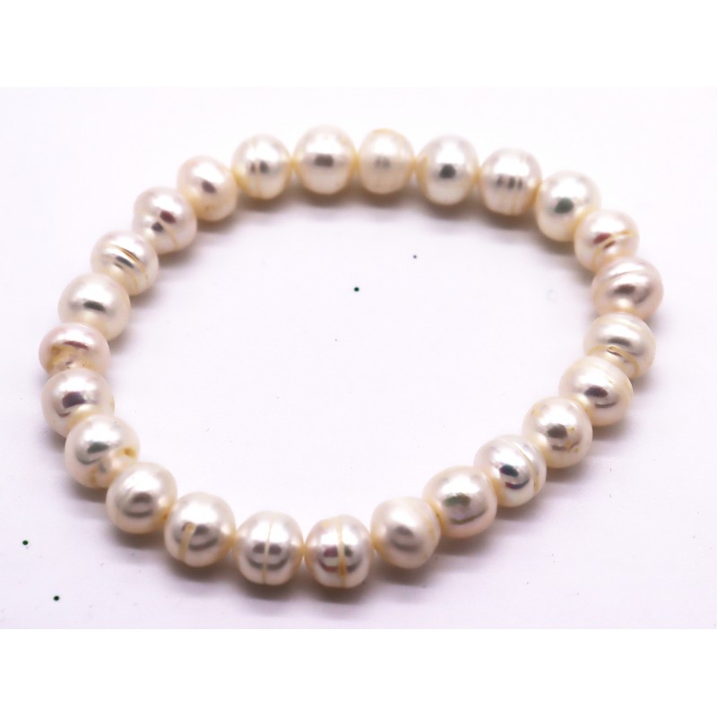Pulseira pérolas. (2 unid)