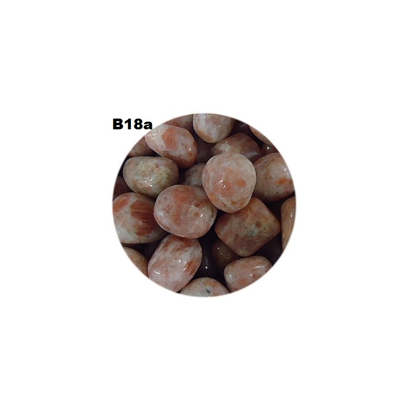 Selenite Pedra Rolada Laranja. Saco 100gr.