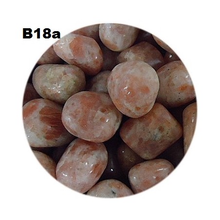 Selenite Pedra Rolada Laranja. Saco 100gr.