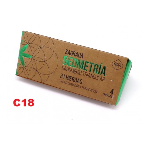 Incenso Sagrada Madre Geometria 31Hierbas
