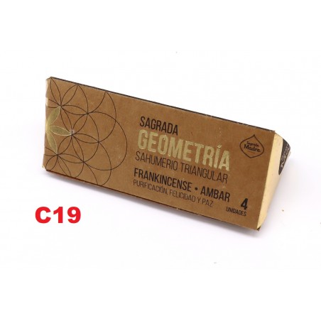 Incenso Sagrada Madre Geometria Âmbar
