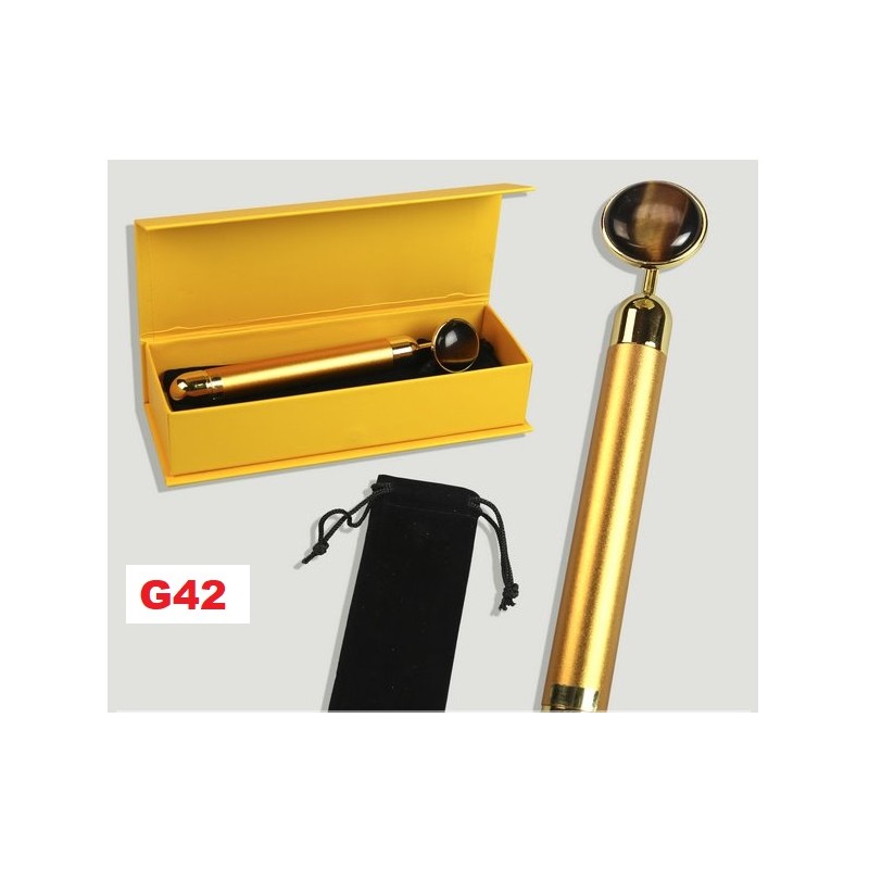 Massajador Facial vibratório Olho de Tigre