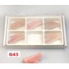 Massajador Gua Sha Quartzo Rosa