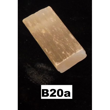 Selenite Pendente Rectangular 3cm