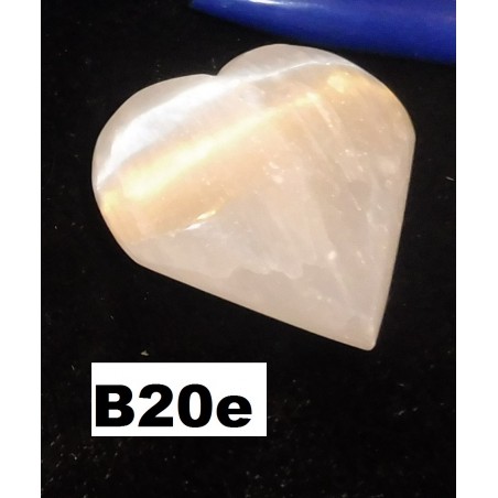 Selenite Pendente Coração 3cm