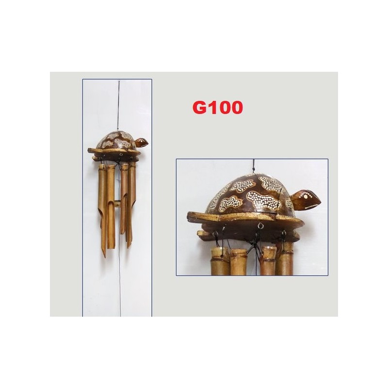Móvil bambú. Modelo tortuga