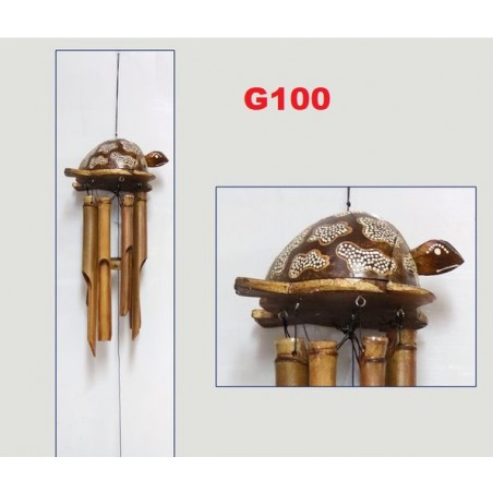 Móvil bambú. Modelo tortuga