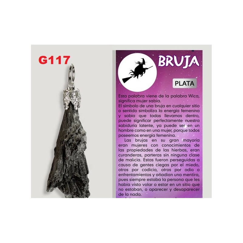 TARAMITA. Pingente de metal para vassoura de bruxa