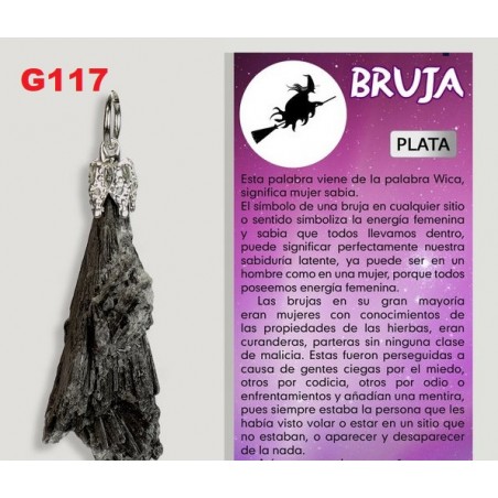 TARAMITA. Pingente de metal para vassoura de bruxa