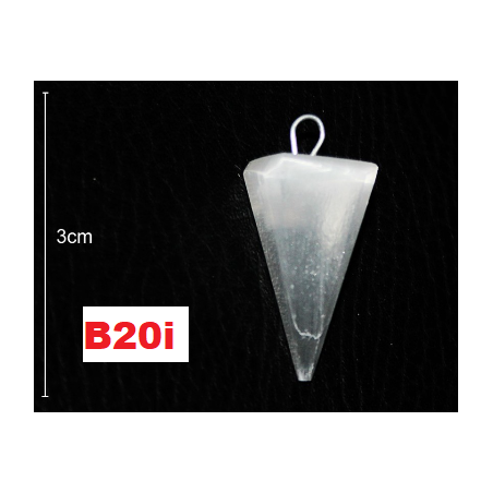 Selenite Pendente Péndulo 3cm