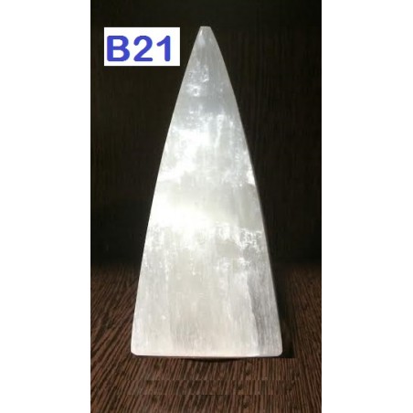 Selenite Pirámide Alta 15cm