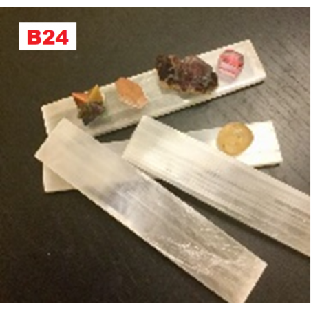 Selenite Base Natural 15cm