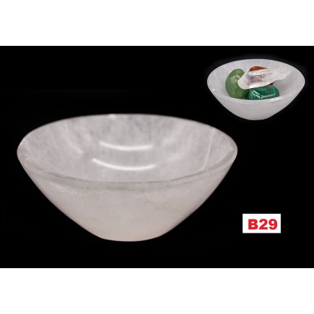 Selenite Taça Redonda 14cm