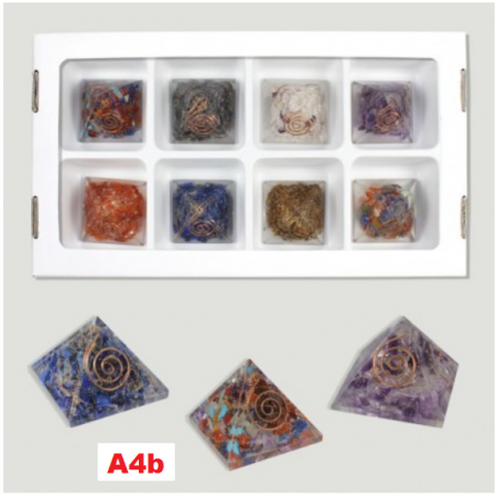 Pirâmide Orgonite 4x4cm