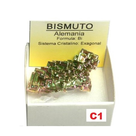 Bismuto Cristalizado Alemanha 4x4cm