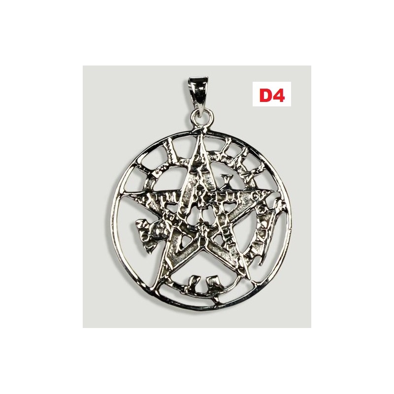 Pend PRATA Pentagramatron 2cm