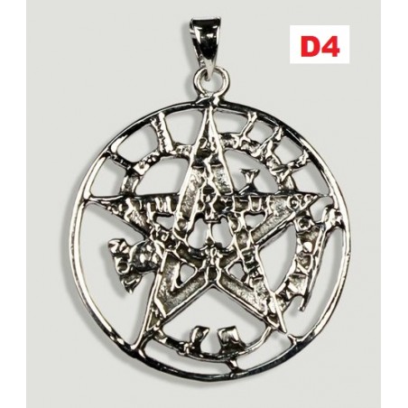 Pend PRATA Pentagramatron 2cm