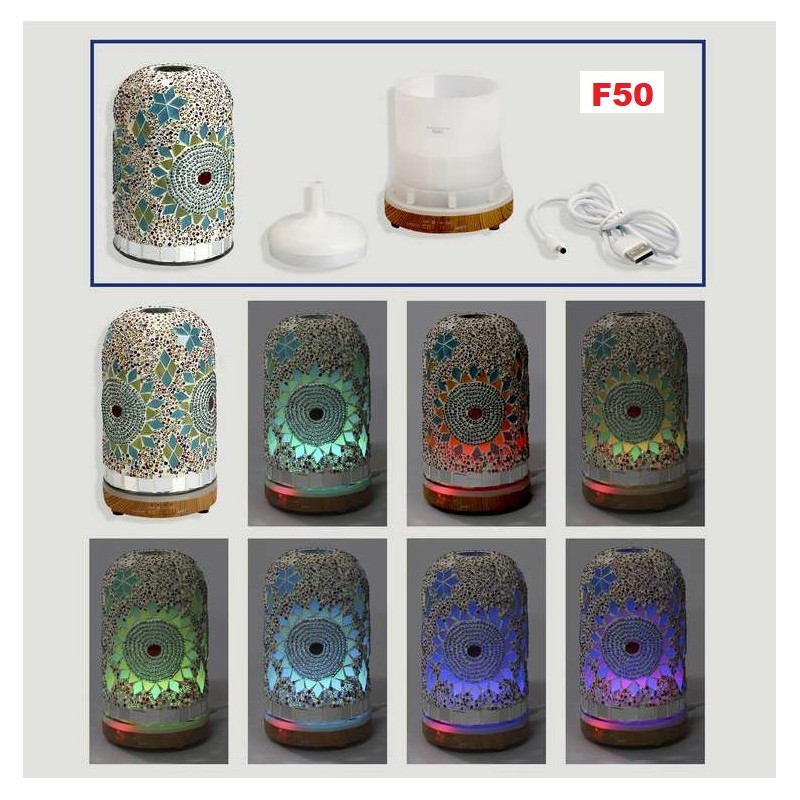 Vaporizador Mosaico Cilindro 15cm