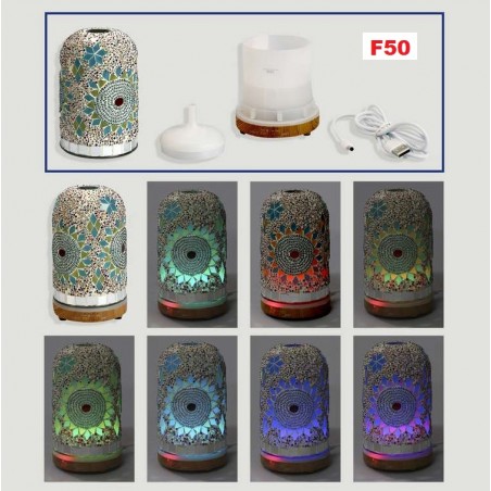 Vaporizador Mosaico Cilindro 15cm