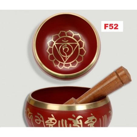 Taça Tibetana Vermelha 12cm