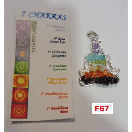 Pendente Silverplated Meditação