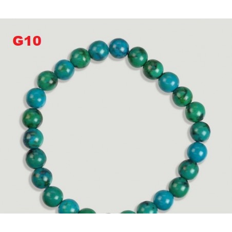 Pulseira Crisocola 8mm