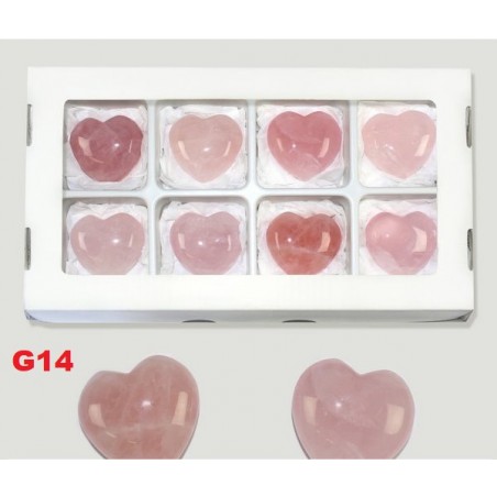 Quartzo Rosa Coração 45x40mm