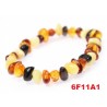 Pulseira Âmbar para criança com elástico