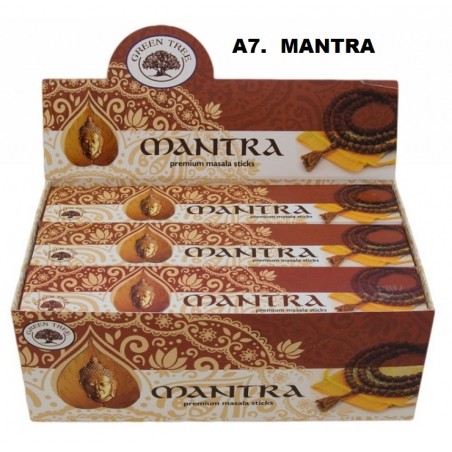 Incenso Green Tree Mantra 15gr. (12 unid)