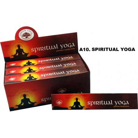 Incenso Green Tree Spiritual Yoga 15gr. (12 unid)